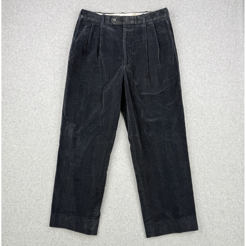 Vintage Abercrombie & Fitch Pants Mens 36x29 Blue Corduroy 80s Baggy Skater